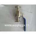 304/316L Sanitary Stainless Steel Clamped Ball Valve
